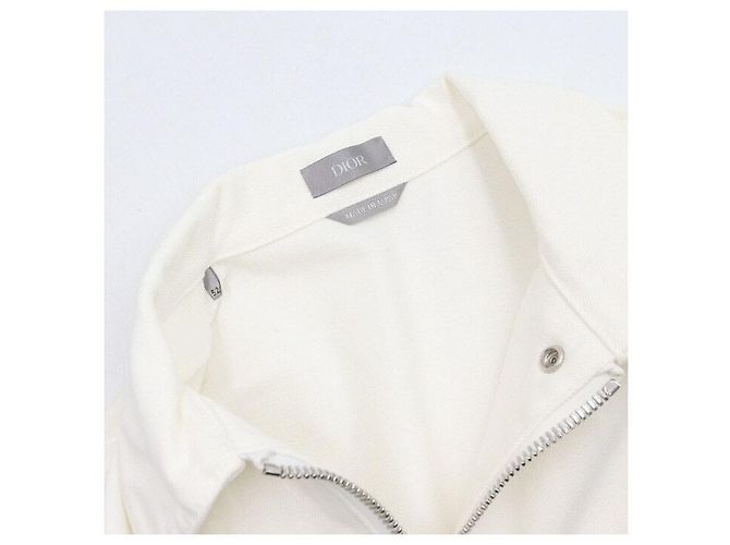Dior Sobrecamisa in denim di cotone oversize con zip per uomo - vista 6