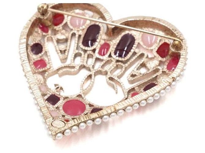 Chanel Spilla in oro firmata Heart Piece Season Multicolore - vista 5