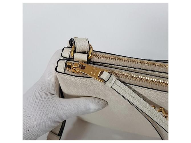 Prada Borsa a tracolla Viterbo Phoenix Double Zipper Argento - vista 6