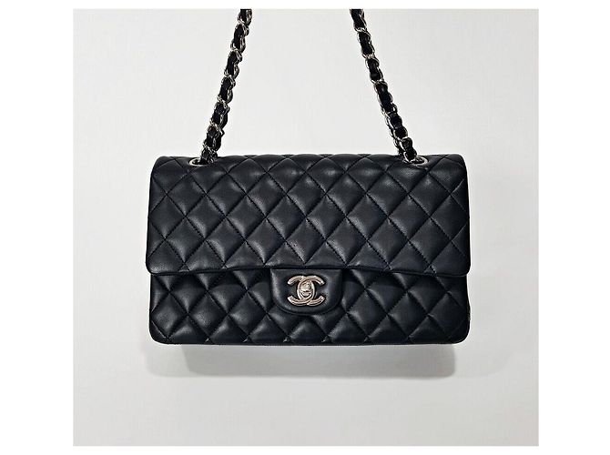 Chanel Serie in pelle di agnello classica media Nero - vista 2