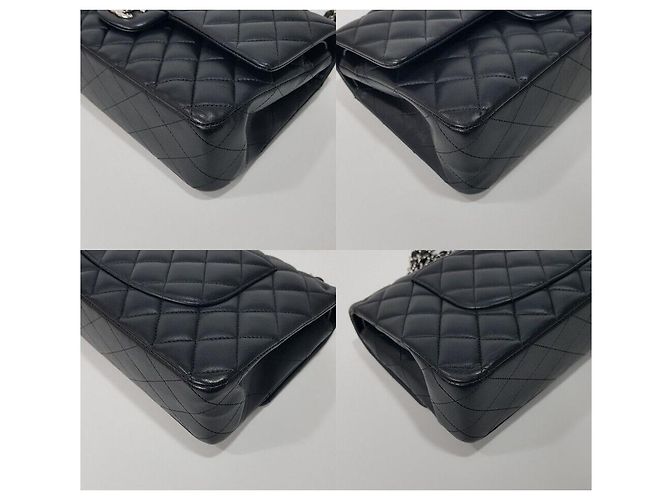 Chanel Serie in pelle di agnello classica media Nero - vista 7
