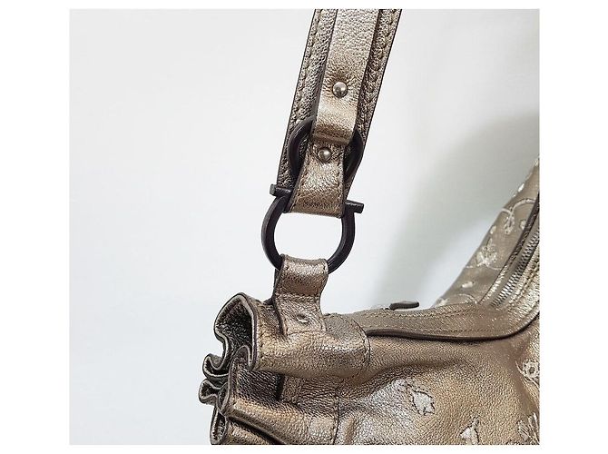 Salvatore Ferragamo Borsa hobo in pelle Multicolore - vista 5