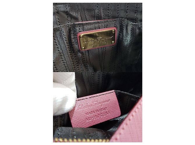 Salvatore Ferragamo Mini borsa a tracolla Rosa - vista 10