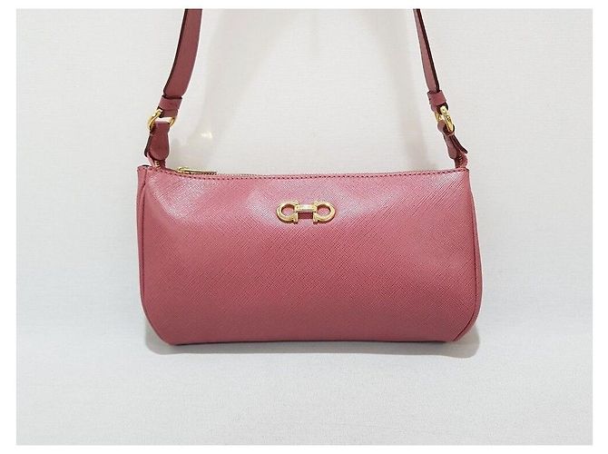 Salvatore Ferragamo Mini borsa a tracolla Rosa - vista 2