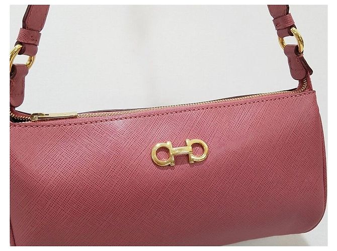 Salvatore Ferragamo Mini borsa a tracolla Rosa - vista 3