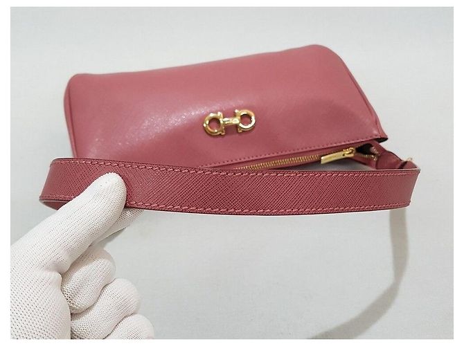 Salvatore Ferragamo Mini borsa a tracolla Rosa - vista 6