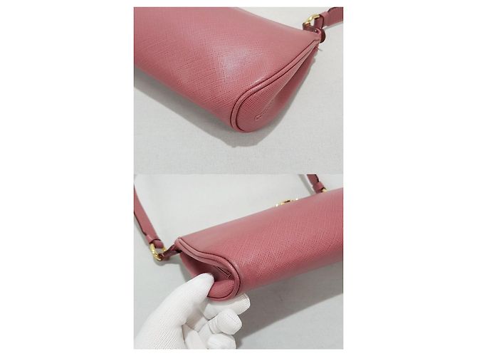 Salvatore Ferragamo Mini borsa a tracolla Rosa - vista 7