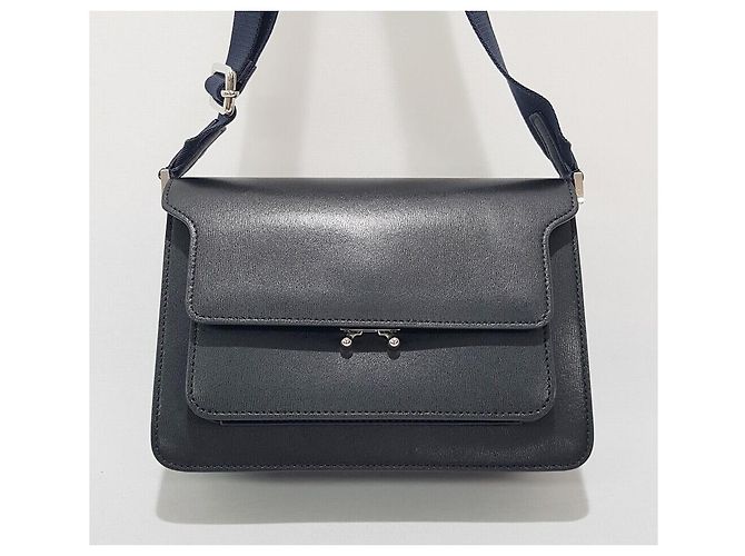 Marni Trunk Bag Saffiano Medium Blau - Ansicht 2