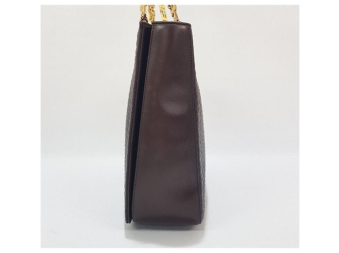 Bally Vintage gesteppte Schultertasche für Damen Braun - Ansicht 4