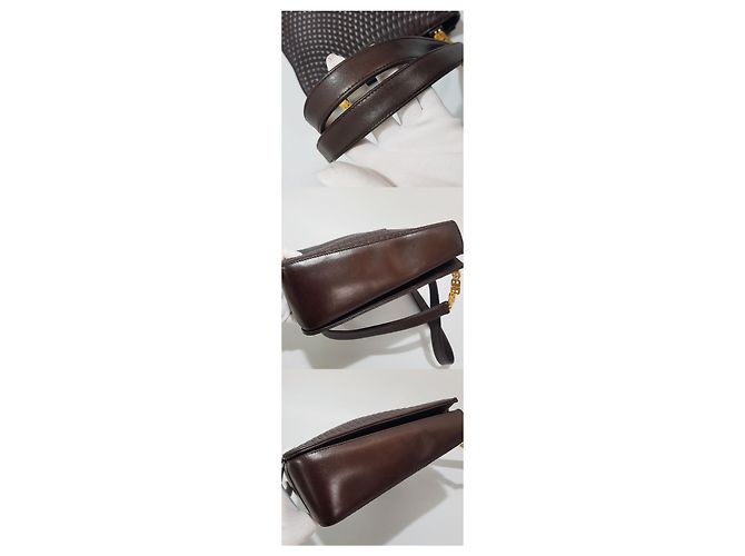Bally Vintage gesteppte Schultertasche für Damen Braun - Ansicht 5