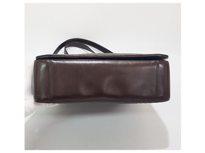 Bally Vintage gesteppte Schultertasche für Damen Braun - Ansicht 6