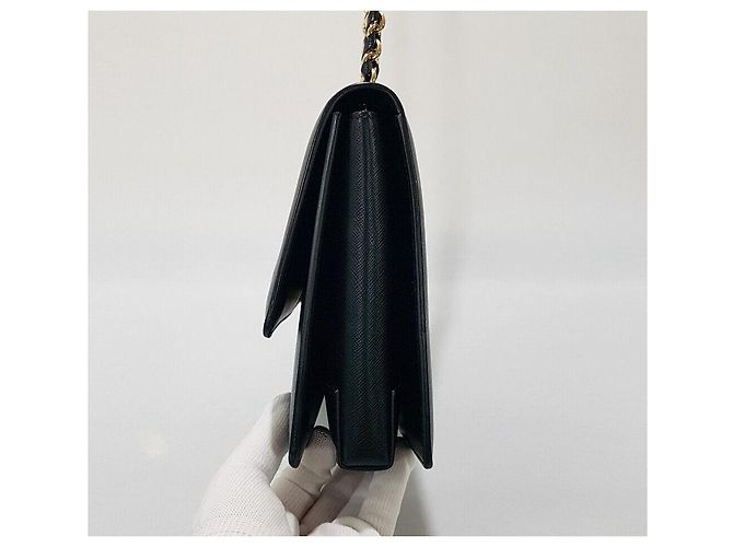 Salvatore Ferragamo Borsa a Spalla Ginny Chain Nero - vista 4