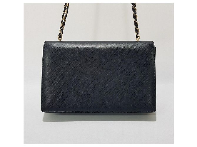 Salvatore Ferragamo Borsa a Spalla Ginny Chain Nero - vista 5