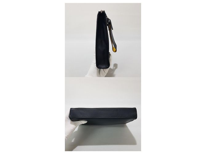 Fendi Clutch con tracolla con logo Nero - vista 4