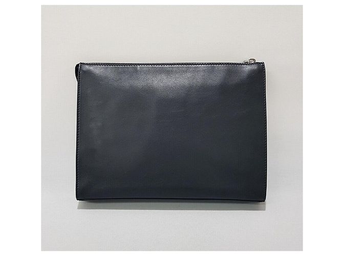Fendi Clutch con tracolla con logo Nero - vista 5