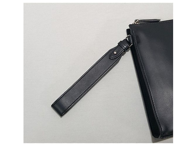Fendi Clutch con tracolla con logo Nero - vista 6