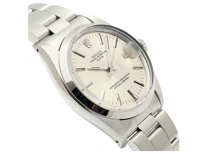 Rolex Orologio Oyster Perpetual Date da uomo Quadrante Originale Multicolore - vista 11