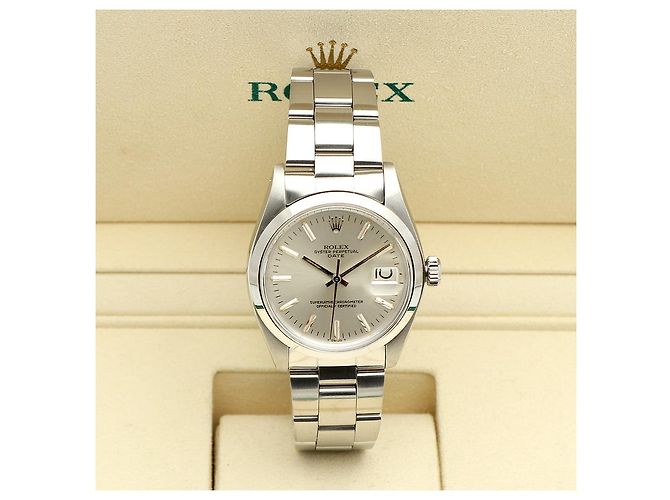 Rolex Orologio Oyster Perpetual Date da uomo Quadrante Originale Multicolore - vista 2