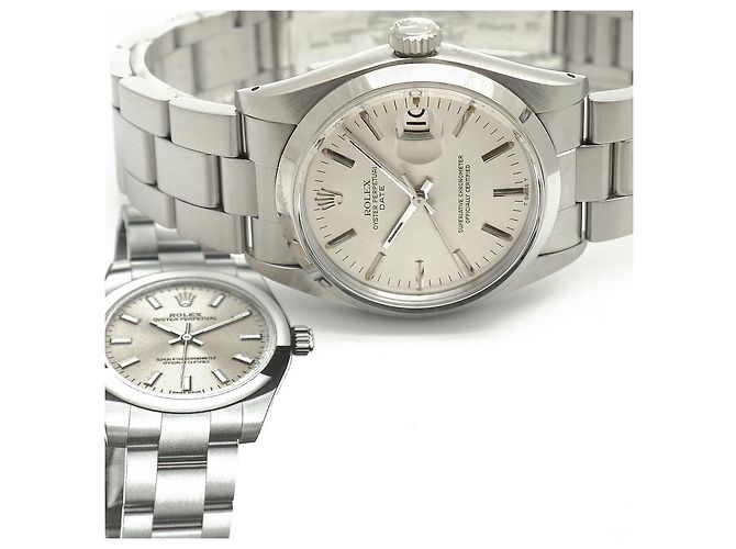 Rolex Orologio Oyster Perpetual Date da uomo Quadrante Originale Multicolore - vista 24