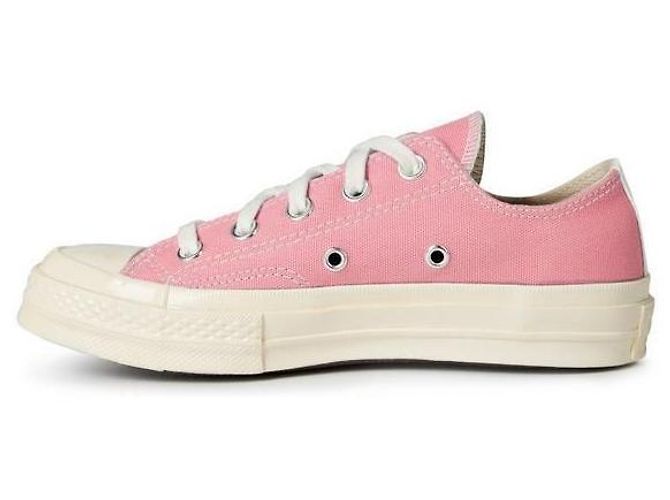 Comme Des Garcons Sneakers Chuck Peeping Heart Low Rosa - vista 2