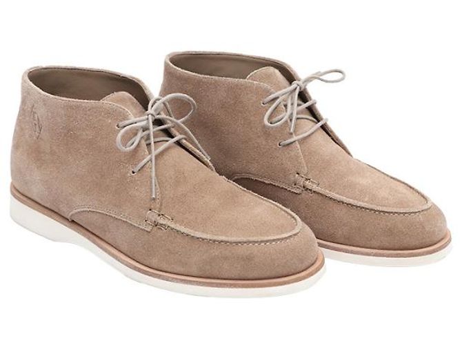 Hermès Suede Line Herren Derby Mid Ankle Boots aus Wildleder Braun - Ansicht 11