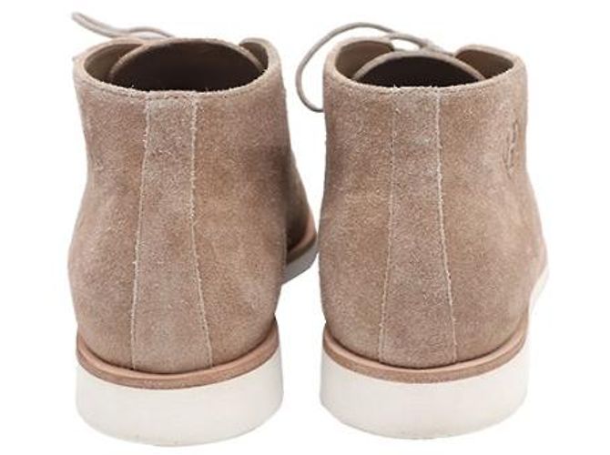 Hermès Suede Line Herren Derby Mid Ankle Boots aus Wildleder Braun - Ansicht 12