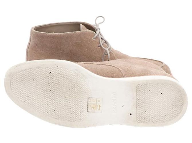 Hermès Suede Line Herren Derby Mid Ankle Boots aus Wildleder Braun - Ansicht 13