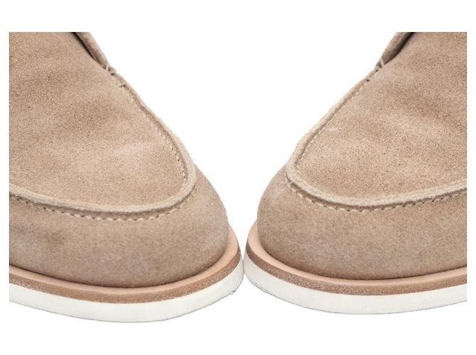 Hermès Suede Line Herren Derby Mid Ankle Boots aus Wildleder Braun - Ansicht 14