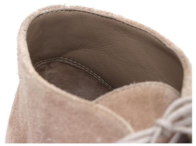 Hermès Suede Line Herren Derby Mid Ankle Boots aus Wildleder Braun - Ansicht 16