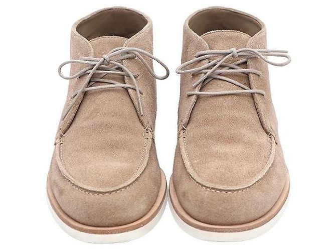 Hermès Suede Line Herren Derby Mid Ankle Boots aus Wildleder Braun - Ansicht 2