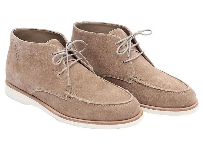 Hermès Suede Line Herren Derby Mid Ankle Boots aus Wildleder Braun - Ansicht 3