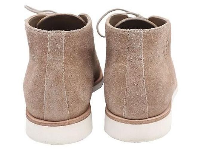 Hermès Suede Line Herren Derby Mid Ankle Boots aus Wildleder Braun - Ansicht 4