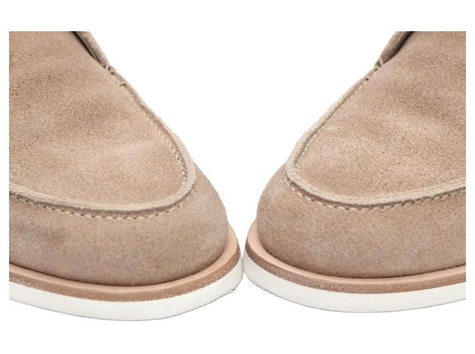 Hermès Suede Line Herren Derby Mid Ankle Boots aus Wildleder Braun - Ansicht 6