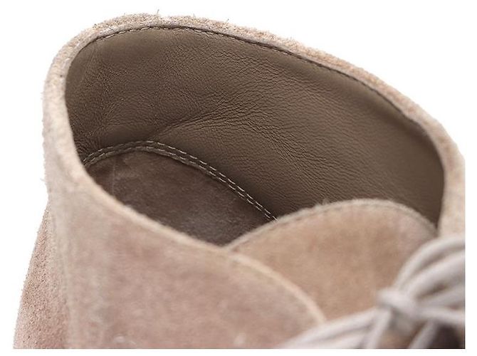 Hermès Suede Line Herren Derby Mid Ankle Boots aus Wildleder Braun - Ansicht 8