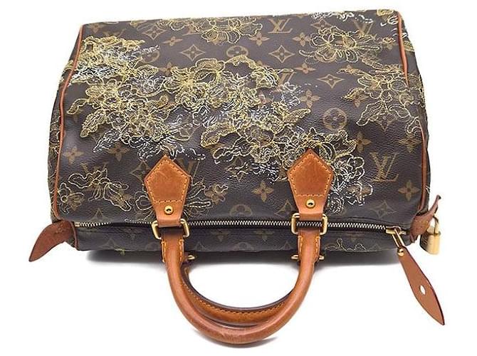 Louis Vuitton Speedy Monogram Dentelle Marrone - vista 6