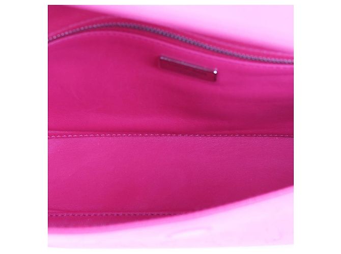 Prada Borsa a tracolla con manico corto in Saffiano rosa - vista 11