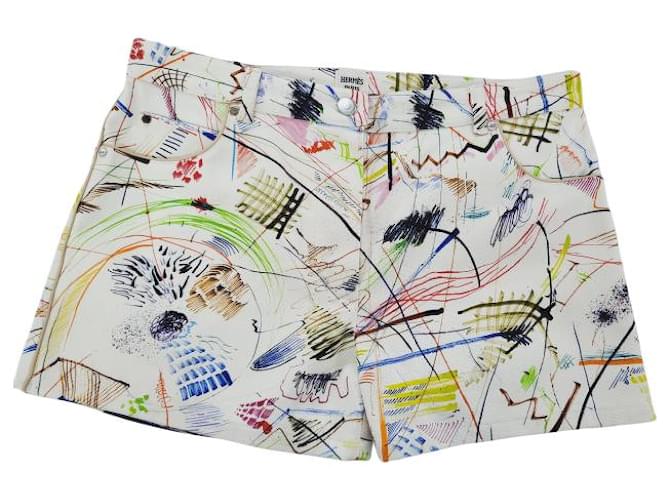 Hermès Shorts Chevaloscope para mujer Multicolor - vista 5