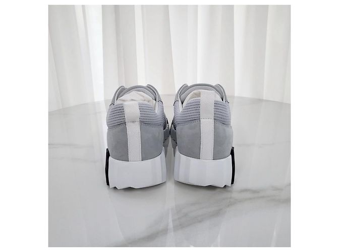 Hermès Bouncing Sneakers Scarpe sportive da donna Mesh Grigio Nuage Multicolore - vista 10