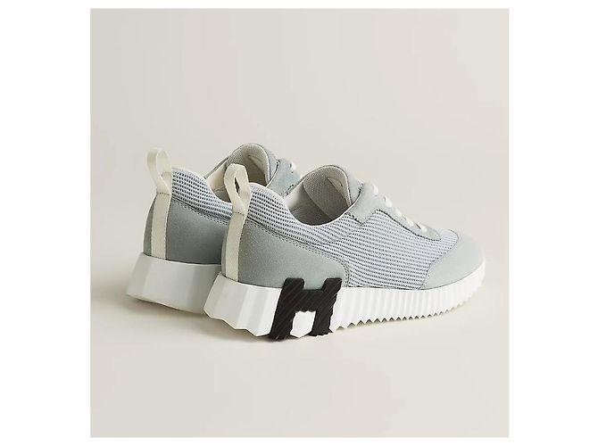 Hermès Bouncing Sneakers Scarpe sportive da donna Mesh Grigio Nuage Multicolore - vista 4
