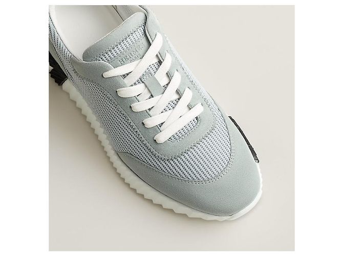 Hermès Bouncing Sneakers Scarpe sportive da donna Mesh Grigio Nuage Multicolore - vista 6