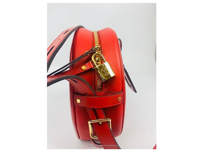 Louis Vuitton Borsa a tracolla Boum Chapeau Souple in vernice rosa - vista 3