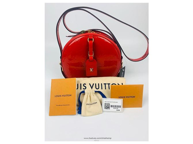 Louis Vuitton Borsa a tracolla Boum Chapeau Souple in vernice rosa - vista 6