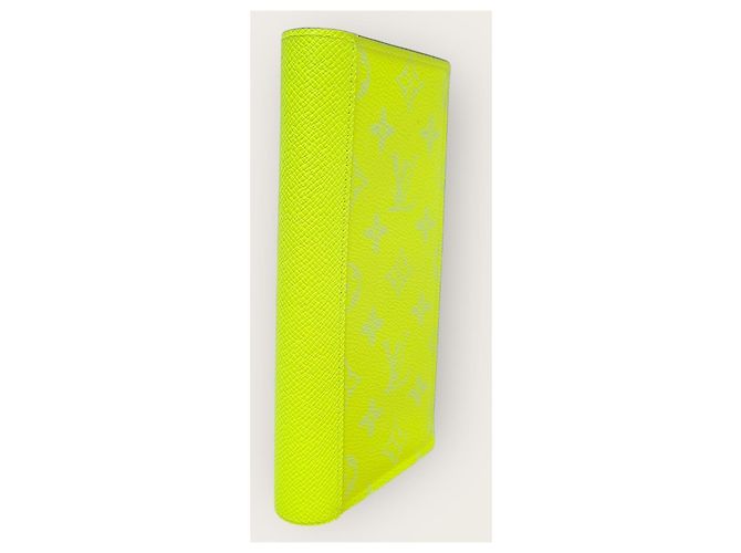 Louis Vuitton Lime Monogram Braza Wallet Long Wallet Golden - view 3