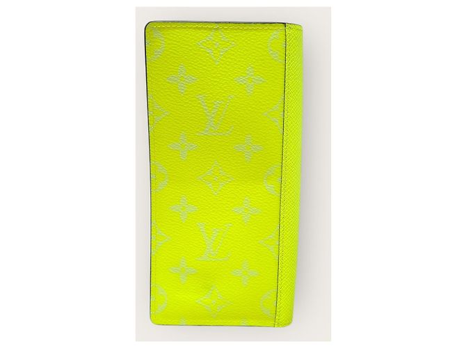 Louis Vuitton Lime Monogram Braza Wallet Long Wallet Golden - view 5