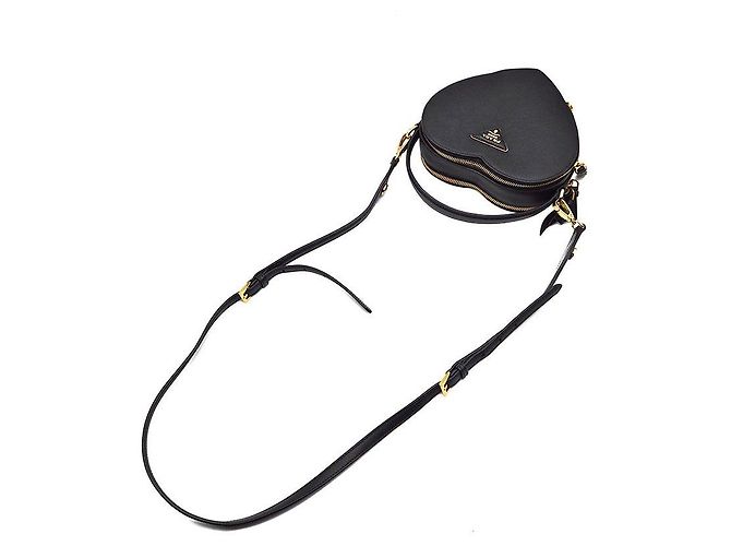 Prada Borsa Odette Heart in Saffiano Nero - vista 4