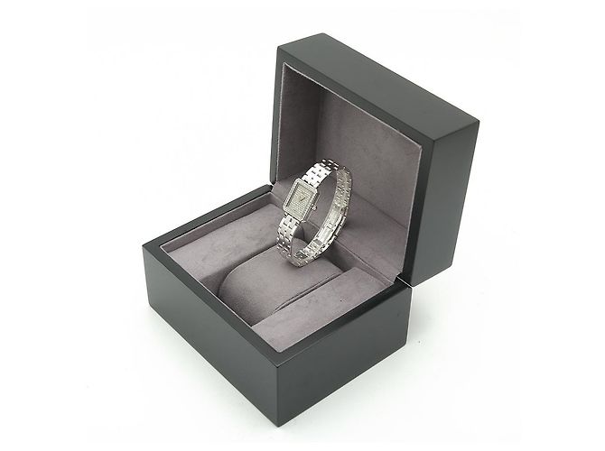 Piaget Protocol Vintage Damenuhr aus Weißgold mit Diamant-Pavé - Ansicht 27