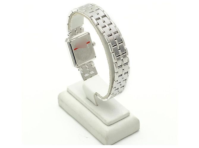 Piaget Protocol Vintage Damenuhr aus Weißgold mit Diamant-Pavé - Ansicht 7