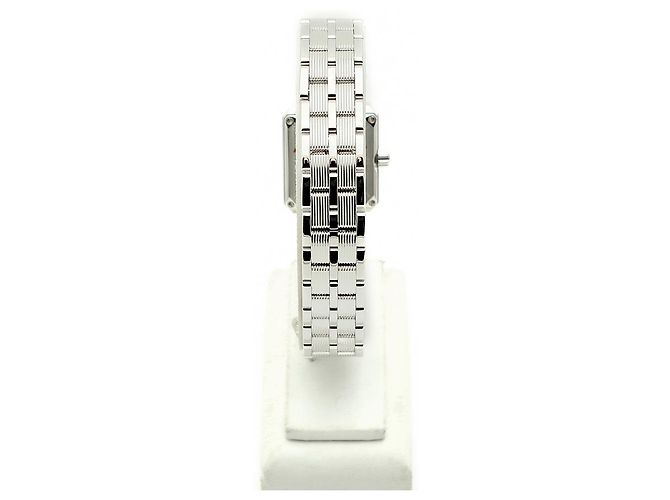 Piaget Protocol Vintage Damenuhr aus Weißgold mit Diamant-Pavé - Ansicht 8