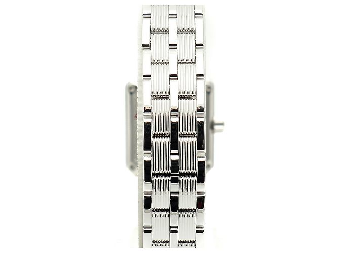 Piaget Protocol Vintage Damenuhr aus Weißgold mit Diamant-Pavé - Ansicht 9