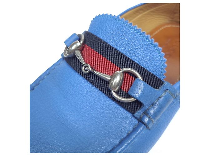 Gucci Horsebit Driving Loafer Blau - Ansicht 5